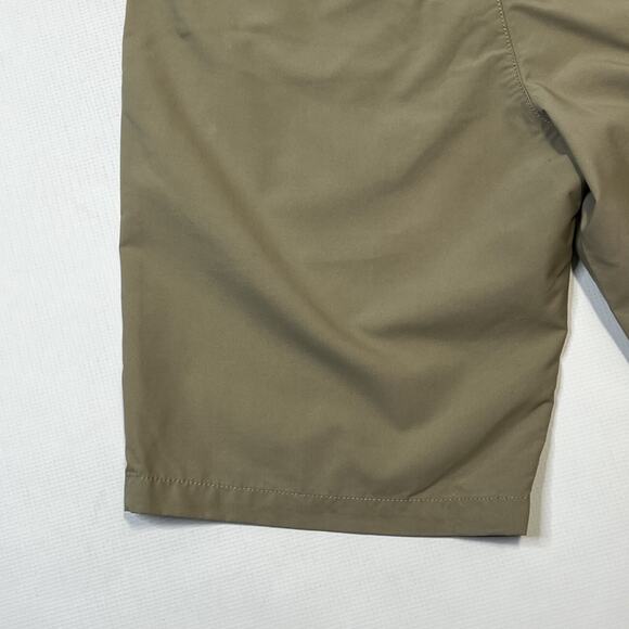 Travis Mathew Khaki Tan Golf Shorts Men's Size 32 Nylon Polyester 10” Inseam - Picture 16 of 16